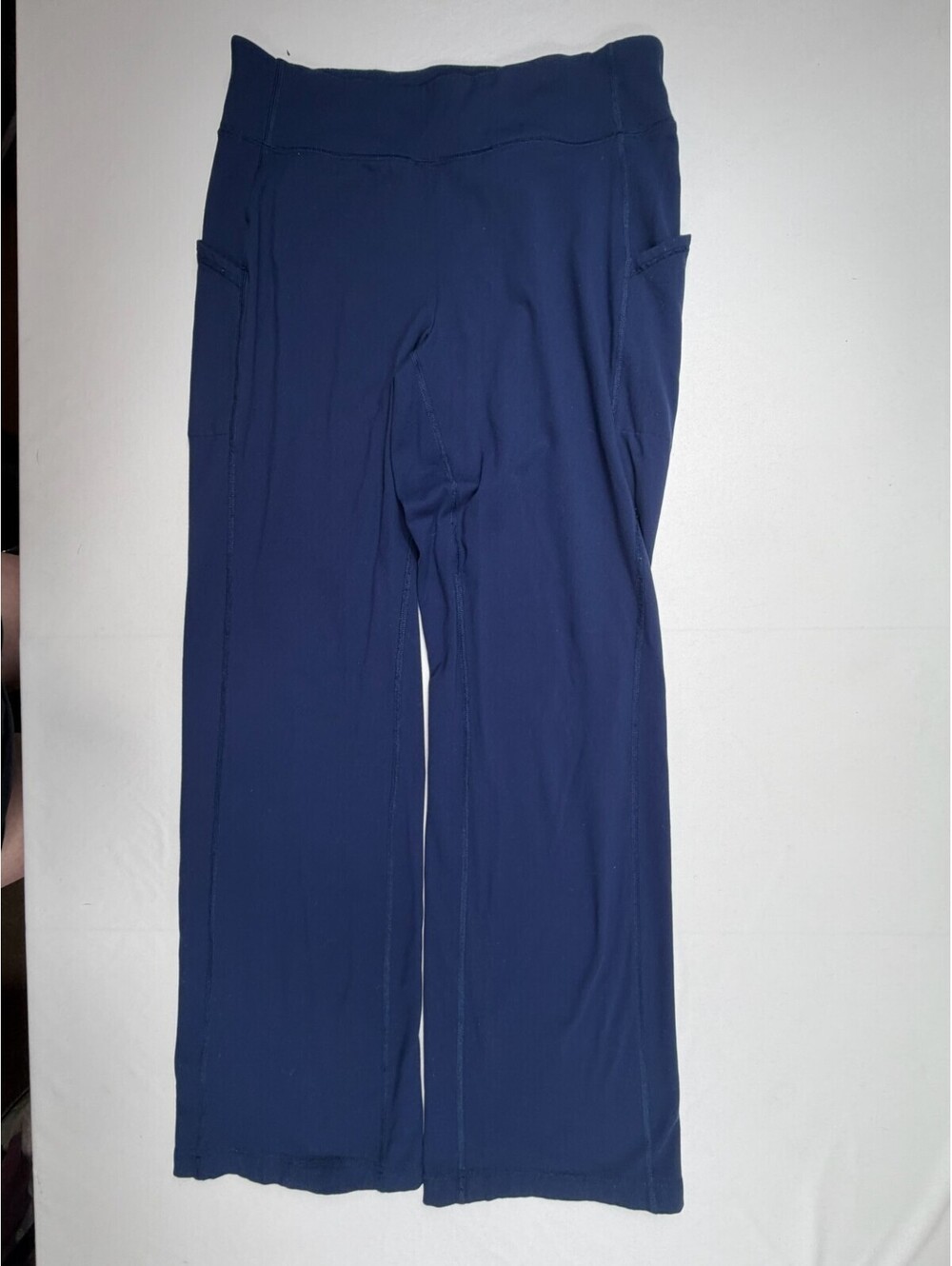 Duluth Trading Co. Navy Blue Women's Yoga Pants Size M x 31